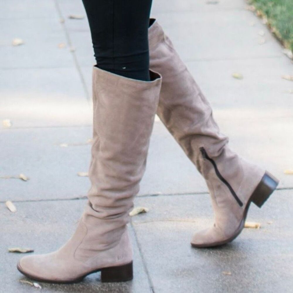 BORN Cricket Suede Knee Boots (Sz 10) - Picture 11 of 11